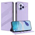 For Xiaomi Civi 5 Pro Embossed Multi-functional Wallet Retro Leather Phone Case(Light Purple) - 1