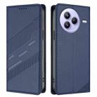 For Xiaomi Civi 5 Pro Embossed Multi-functional Wallet Retro Leather Phone Case(Dark Blue) - 2