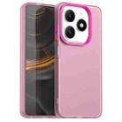 For Tecno Spark 20 Candy PC Hybrid TPU Shockproof Phone Case(Red) - 1