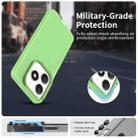 For Tecno Spark 20 Candy PC Hybrid TPU Shockproof Phone Case(Green) - 2