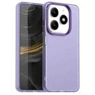 For Tecno Spark 20 Candy PC Hybrid TPU Shockproof Phone Case(Purple) - 1