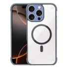 For iPhone 16 Pro Shockproof MagSafe Magnetic TPU Hybrid Acrylic Phone Case(Titanium Gray) - 1