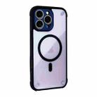 For iPhone 15 Pro Max Shockproof MagSafe Magnetic TPU Hybrid Acrylic Phone Case(Black) - 2