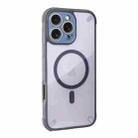 For iPhone 15 Pro Max Shockproof MagSafe Magnetic TPU Hybrid Acrylic Phone Case(Titanium Gray) - 2