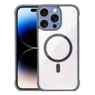 For iPhone 14 Pro Max Shockproof MagSafe Magnetic TPU Hybrid Acrylic Phone Case(Titanium Gray) - 1