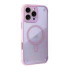 For iPhone 13 Pro Max Shockproof MagSafe Magnetic TPU Hybrid Acrylic Phone Case(Pink) - 2
