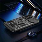 For iPhone 11 Pro Max Armor Rotating Holder MagSafe Phone Case(Black) - 3