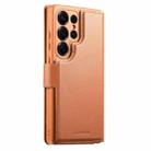 For Samsung Galaxy S25 Ultra 5G CaseNeo Finger Grip Strap MagSafe Leather Phone Case(Brown) - 3