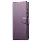 For Samsung Galaxy S25 Ultra 5G CaseNeo Finger Grip Strap MagSafe Leather Phone Case(Purple) - 2