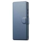 For Samsung Galaxy S25 Ultra 5G CaseNeo Finger Grip Strap MagSafe Leather Phone Case(Blue) - 2