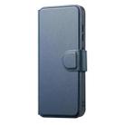 For Samsung Galaxy S25 5G CaseNeo Finger Grip Strap MagSafe Leather Phone Case(Blue) - 2
