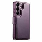 For Samsung Galaxy S25+ 5G CaseNeo Finger Grip Strap MagSafe Leather Phone Case(Purple) - 3