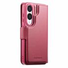 For Samsung Galaxy S25 Edge 5G CaseNeo Finger Grip Strap MagSafe Leather Phone Case(Red) - 3