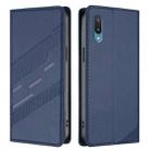 For Samsung Galaxy A02 / M02 Embossed Multi-functional Wallet Retro Leather Phone Case(Dark Blue) - 2