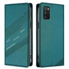 For Samsung Galaxy A03s 164mm Embossed Multi-functional Wallet Retro Leather Phone Case(Dark Green) - 2