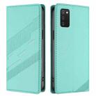 For Samsung Galaxy A03s 166mm Embossed Multi-functional Wallet Retro Leather Phone Case(Mint Green) - 2