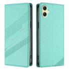 For Samsung Galaxy A05 4G Global Embossed Multi-functional Wallet Retro Leather Phone Case(Mint Green) - 2