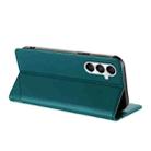 For Samsung Galaxy A05s 4G Global Embossed Multi-functional Wallet Retro Leather Phone Case(Dark Green) - 3