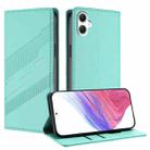 For Samsung Galaxy A06 4G / 5G Embossed Multi-functional Wallet Retro Leather Phone Case(Mint Green) - 1
