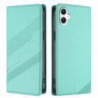 For Samsung Galaxy A06 4G / 5G Embossed Multi-functional Wallet Retro Leather Phone Case(Mint Green) - 2