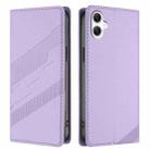 For Samsung Galaxy A06 4G / 5G Embossed Multi-functional Wallet Retro Leather Phone Case(Light Purple) - 2