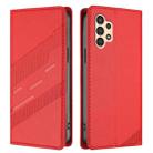 For Samsung Galaxy A13 4G / 5G Embossed Multi-functional Wallet Retro Leather Phone Case(Red) - 2