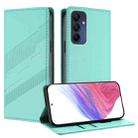 For Samsung Galaxy A16 5G Embossed Multi-functional Wallet Retro Leather Phone Case(Mint Green) - 1