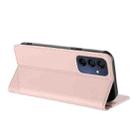 For Samsung Galaxy A16 5G Embossed Multi-functional Wallet Retro Leather Phone Case(Pink) - 3