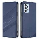 For Samsung Galaxy A23 4G / 5G Embossed Multi-functional Wallet Retro Leather Phone Case(Dark Blue) - 2