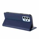 For Samsung Galaxy A23 4G / 5G Embossed Multi-functional Wallet Retro Leather Phone Case(Dark Blue) - 3