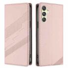 For Samsung Galaxy A24 4G Global Embossed Multi-functional Wallet Retro Leather Phone Case(Pink) - 2