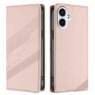 For Samsung Galaxy A25e / A25 5G JP Embossed Multi-functional Wallet Retro Leather Phone Case(Pink) - 2