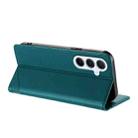 For Samsung Galaxy A26 Global Embossed Multi-functional Wallet Retro Leather Phone Case(Dark Green) - 3
