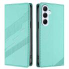 For Samsung Galaxy A26 Global Embossed Multi-functional Wallet Retro Leather Phone Case(Mint Green) - 2