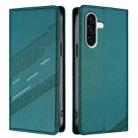 For Samsung Galaxy A36 Embossed Multi-functional Wallet Retro Leather Phone Case(Dark Green) - 2