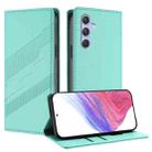 For Samsung Galaxy A54 4G Embossed Multi-functional Wallet Retro Leather Phone Case(Mint Green) - 1