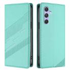 For Samsung Galaxy A54 4G Embossed Multi-functional Wallet Retro Leather Phone Case(Mint Green) - 2