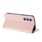 For Samsung Galaxy A54 4G Embossed Multi-functional Wallet Retro Leather Phone Case(Pink) - 3