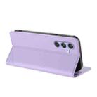 For Samsung Galaxy A54 4G Embossed Multi-functional Wallet Retro Leather Phone Case(Light Purple) - 3