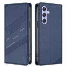 For Samsung Galaxy A55 5G Global Embossed Multi-functional Wallet Retro Leather Phone Case(Dark Blue) - 2