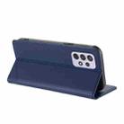 For Samsung Galaxy A72 Embossed Multi-functional Wallet Retro Leather Phone Case(Dark Blue) - 3