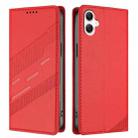 For Samsung Galaxy A07 4G Embossed Multi-functional Wallet Retro Leather Phone Case(Red) - 2