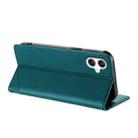 For Samsung Galaxy A07 4G Embossed Multi-functional Wallet Retro Leather Phone Case(Dark Green) - 3