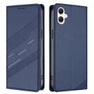 For Samsung Galaxy A07 4G Embossed Multi-functional Wallet Retro Leather Phone Case(Dark Blue) - 2