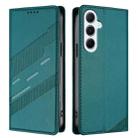 For Samsung Galaxy A17 5G Embossed Multi-functional Wallet Retro Leather Phone Case(Dark Green) - 2