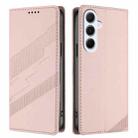For Samsung Galaxy A17 5G Embossed Multi-functional Wallet Retro Leather Phone Case(Pink) - 2