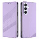 For Samsung Galaxy A17 5G Embossed Multi-functional Wallet Retro Leather Phone Case(Light Purple) - 2