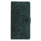 For iPhone 17 Pro Mandala Embossed Retro Frosted Leather Phone Case(Green) - 2