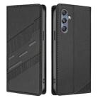 For Samsung Galaxy M34 5G Embossed Multi-functional Wallet Retro Leather Phone Case(Black) - 2