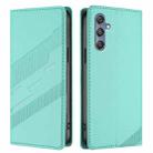 For Samsung Galaxy M34 5G Embossed Multi-functional Wallet Retro Leather Phone Case(Mint Green) - 2